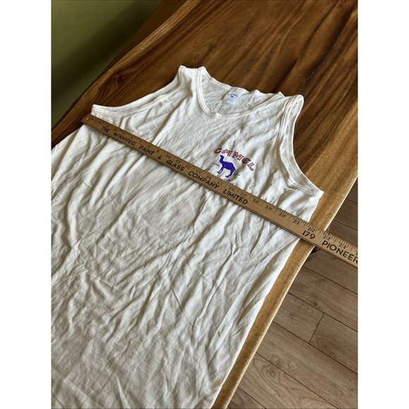 Vintage 1995 Graphic Joe Camel Tank Top Cigarettes Adult XL 100% Cotton USA - Picture 6 of 12